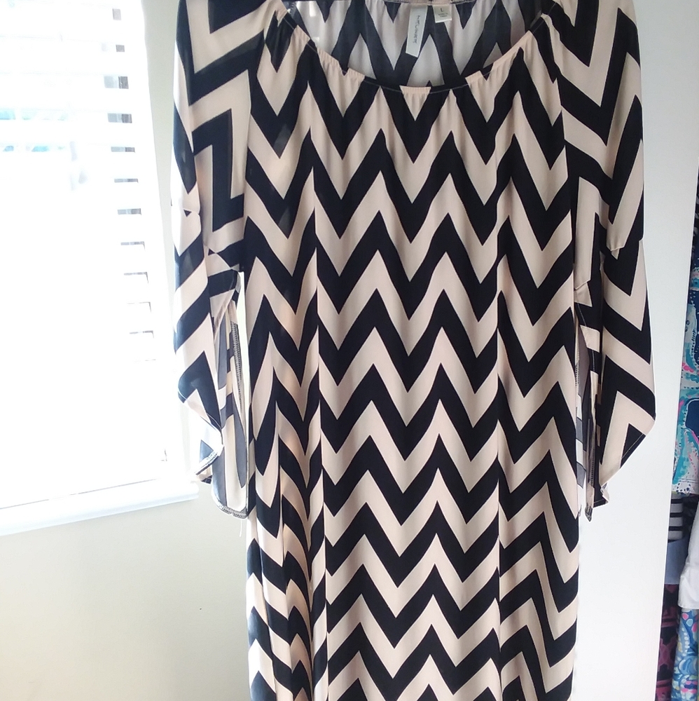 Chevron Dress LG